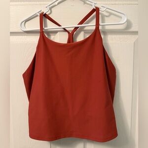 Old Navy Burnt Orange Racerback Bra Top/Tank